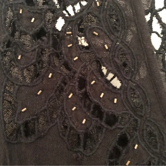 Free People Medium black cutout swing blouse - Picture 3 of 11